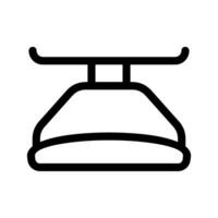 Waage Symbol Vektor Symbol Design Illustration