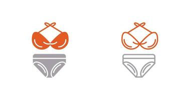 Bikini-Vektor-Symbol vektor