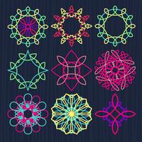 Runde geometrische Ornamente