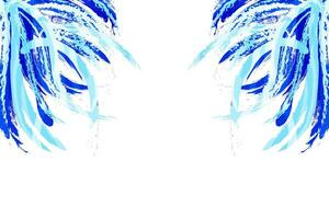 abstrakt Grunge und Blau farbig Hintergrund Bürste Schlaganfall Illustration vektor