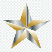 golden Star - - 3d machen vektor