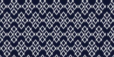 geometrisk etnisk orientalisk sömlös mönster traditionell på mörk blå bakgrund design för bakgrund, matta, kläder, batik, tyg, vektor illustration.broderi stil.