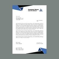 professionell företags- företag a4 storlek brev design vektor mall.