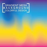 abstrakt suddig holografisk gradient mesh effekt bakgrund vektor