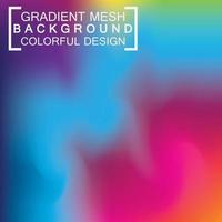 abstrakt suddig holografisk gradient mesh effekt bakgrund vektor