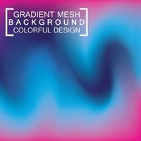 abstrakt suddig holografisk gradient mesh effekt bakgrund vektor