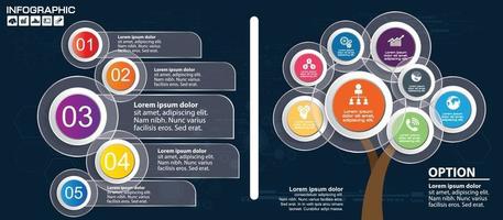 infographics design vektor och marknadsföring ikoner