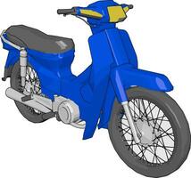 billig Methode von Transport Motorrad Vektor oder Farbe Illustration