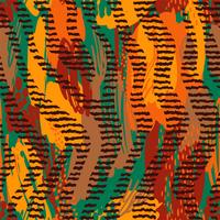 Abstrakt sömlöst mönster med djurtryck. Trendiga handdragen texturer. vektor