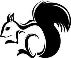 Eichhörnchen Tätowierung, tätowieren Illustration, Vektor auf ein Weiß Hintergrund.