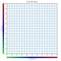 Gitter-Infografik-Diagramm-Vektor-Illustration, mit scharfen einfachen klaren Linien zu sehen, vektor