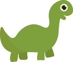 ein Grün Dinosaurier Vektor oder Farbe Illustration