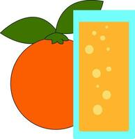 Orange Saft Vektor oder Farbe Illustration