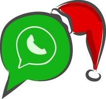 WhatsApp Logo Vektor oder Farbe Illustration