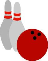 bowling, vektor eller Färg illustration.