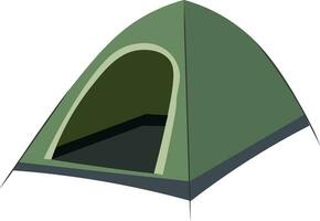 draussen Camping Zelt Sonnenschirm Überdachung Single Artikel, Vektor oder Farbe Illustration.