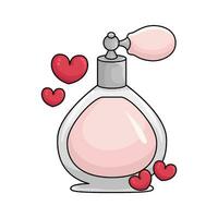 parfym med kärlek illustration vektor