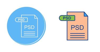 PSD-Vektorsymbol vektor