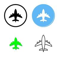 Flugzeug-Vektor-Symbol vektor