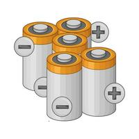 Batterie elektrisch Illustration vektor