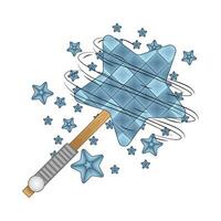 Star Blau Stock mit Star Blau Illustration vektor