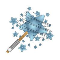 Star Blau Stock mit Star Blau Illustration vektor