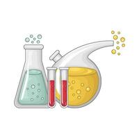 laboratorium trolldryck flaska illustration vektor