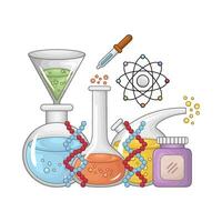 Chemie Biologie Illustration vektor