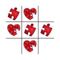Liebe Puzzle Illustration vektor