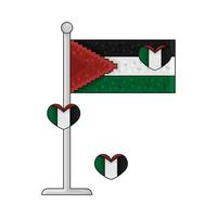 flagga palestina illustration vektor