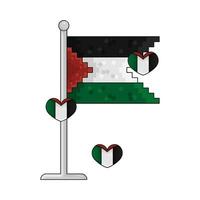 flagga palestina illustration vektor