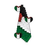 Flagge Palästina Illustration vektor