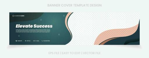 företag baner företag omslag social media mall design vektor