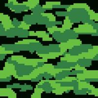 grön kamouflage mönster på en svart bakgrund vektor