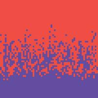 ein pixelig Bild von ein rot und lila Hintergrund vektor
