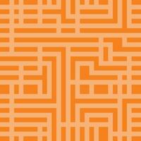 ein Orange Matze Muster mit Quadrate und Linien vektor