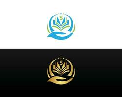 Speichern Geld oder Anerkennung Reparatur Logo Design Vektor Symbol Illustration