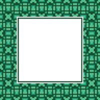 Grün Platz Muster Hintergrund mit Platz Rahmen vektor