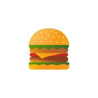Hamburger Symbol Design Vektor