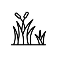 gräs ikon design vektor mall
