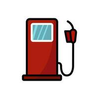 Benzin Pumpe Symbol Design Vektor