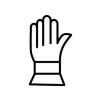 Handschuh Symbol Design Vektor