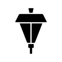 Lampe Garten Symbol Design Vektor Vorlage