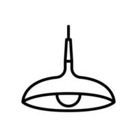 hängande lampa ikon design vektor