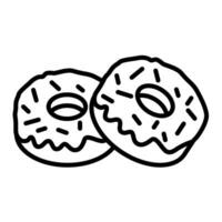 Krapfen Symbol Design Vektor