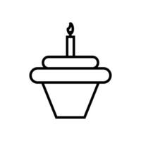 Cupcake Symbol Design Vektor