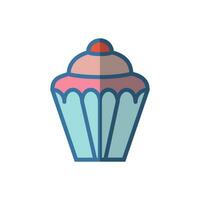 Cupcake Symbol Design Vektor