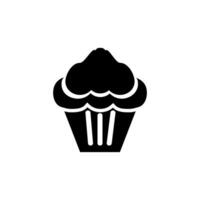 Cupcake Symbol Design Vektor