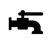 Wasserhahn Symbol Design Vektor