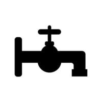 Wasserhahn Symbol Design Vektor